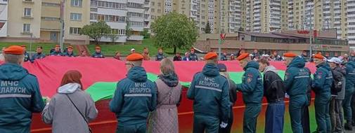 Торжественный ритуал чествования государственных символов Беларуси, посвященный празднованию Дня Государственного флага, Государственного герба и Государственного гимна Республики Беларусь